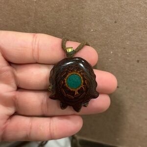 Turquoise Third Eye Pine Cone